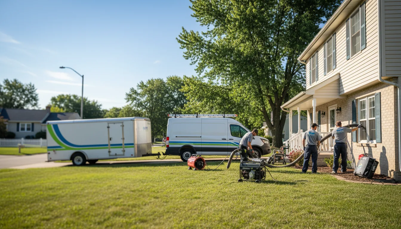 Flooded Basement Restoration And Cleanup With Repair in Fenton, IA near me